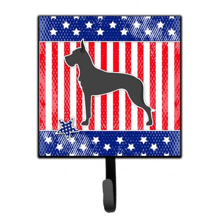 Carolines Treasures USA Patriotic Great Dane Leash or Key Holder BB3375SH4
